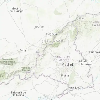Map showing location of Collado Mediano (40.693260, -4.022800)