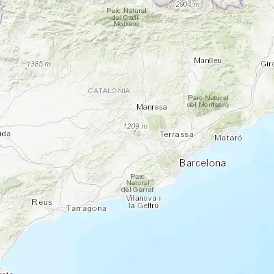 Map showing location of Collbató (41.570090, 1.827120)