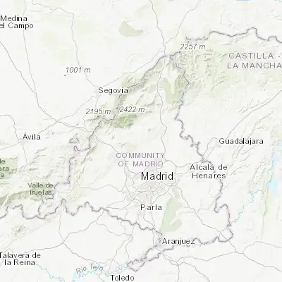 Map showing location of Colmenar Viejo (40.659090, -3.767620)