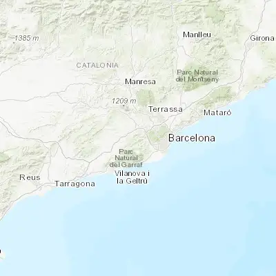 Map showing location of Corbera de Llobregat (41.417020, 1.919700)