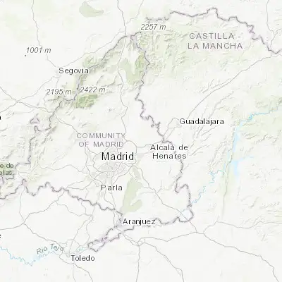 Map showing location of Daganzo de Arriba (40.542930, -3.454570)