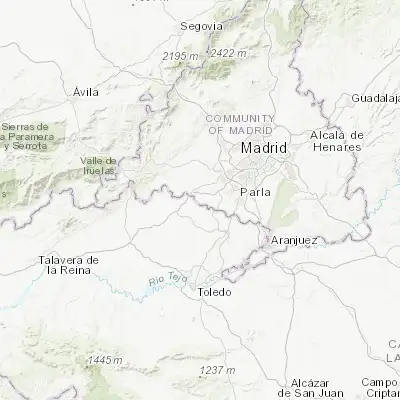 Map showing location of El Álamo (40.230660, -3.994470)