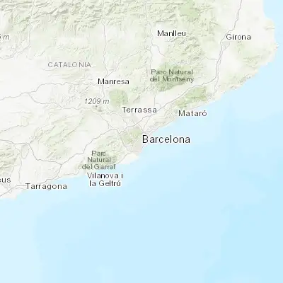Map showing location of el Camp d'en Grassot i Gràcia Nova (41.406340, 2.165030)