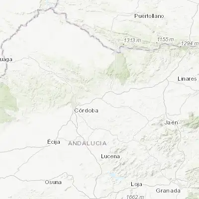 Map showing location of El Carpio (37.940850, -4.496960)