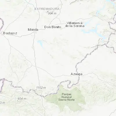 Map showing location of El Casar (38.530890, -5.925130)