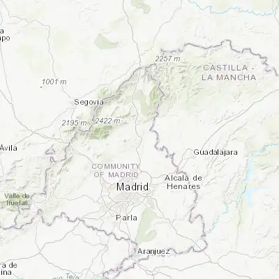Map showing location of El Molar (40.732150, -3.579690)