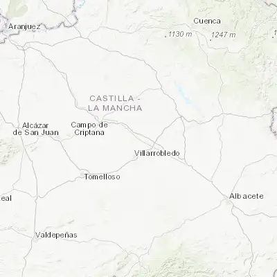 Map showing location of El Provencio (39.377400, -2.574480)