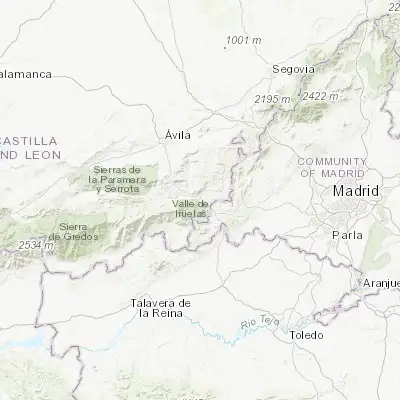Map showing location of El Tiemblo (40.415330, -4.501560)