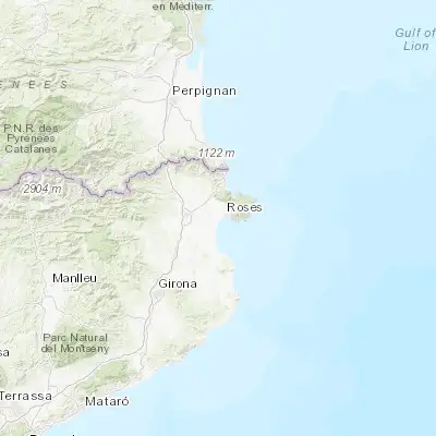 Map showing location of Empuriabrava (42.246910, 3.120590)