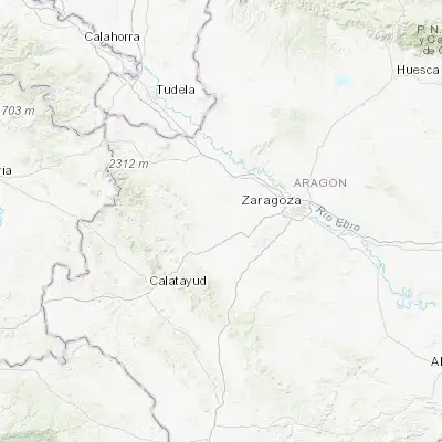 Map showing location of Épila (41.600450, -1.280070)