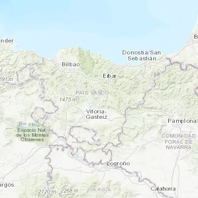 Map showing location of Eskoriatza (43.018290, -2.525980)