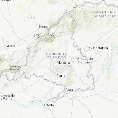Map showing location of Fuencarral-El Pardo (40.498400, -3.731400)