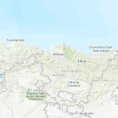 Map showing location of Galdakao (43.230730, -2.842900)