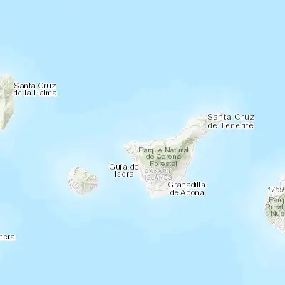 Map showing location of Garachico (28.373650, -16.763420)