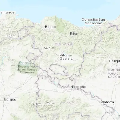Map showing location of Gasteiz / Vitoria (42.849980, -2.672680)