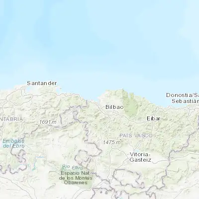 Map showing location of Getxo (43.356890, -3.011460)