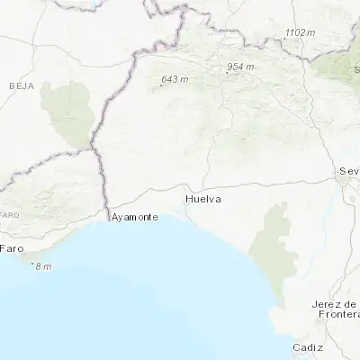 Map showing location of Gibraleón (37.376280, -6.968950)
