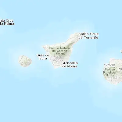 Map showing location of Granadilla de Abona (28.118820, -16.575990)