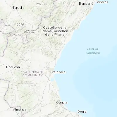 Map showing location of Grao de Murviedro (39.641670, -0.238890)
