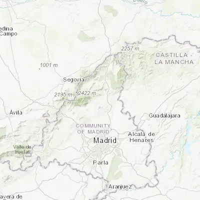 Map showing location of Guadalix de la Sierra (40.784960, -3.693470)