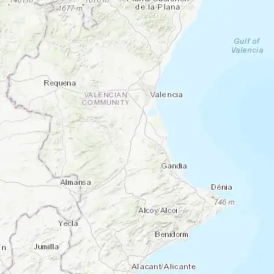 Map showing location of Guadassuar (39.186630, -0.478590)