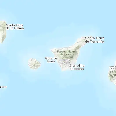 Map showing location of Guía de Isora (28.211540, -16.779470)