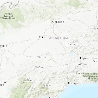 Map showing location of Herrera (37.363960, -4.849790)