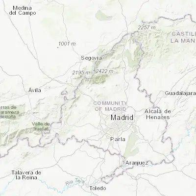Map showing location of Hoyo de Manzanares (40.622650, -3.907330)