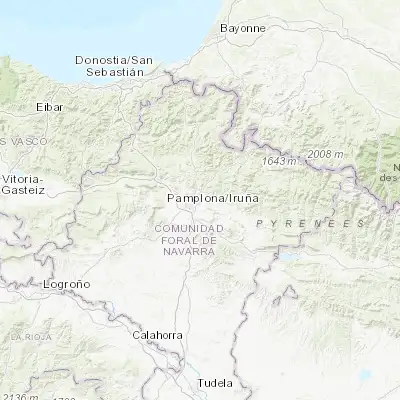 Map showing location of Huarte-Uharte (42.830350, -1.590870)