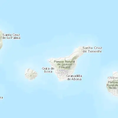 Map showing location of Icod de los Vinos (28.372410, -16.711880)