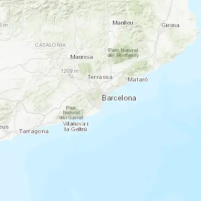 Map showing location of l'Antiga Esquerra de l'Eixample (41.389390, 2.155170)