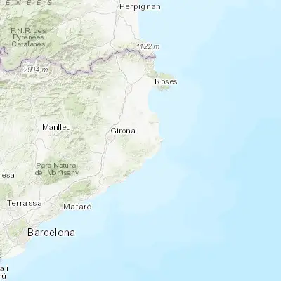 Map showing location of la Bisbal d'Empordà (41.950000, 3.050000)