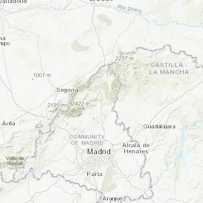 Map showing location of La Cabrera (40.863860, -3.612650)