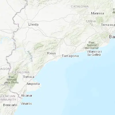 Map showing location of La Canonja (41.121100, 1.180650)