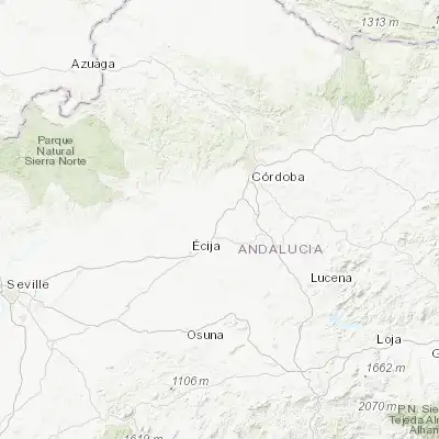 Map showing location of La Carlota (37.673590, -4.931220)