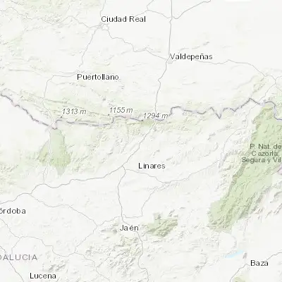 Map showing location of La Carolina (38.275590, -3.615350)