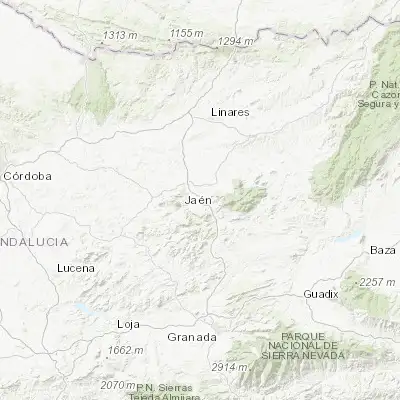 Map showing location of La Guardia de Jaén (37.743030, -3.693120)
