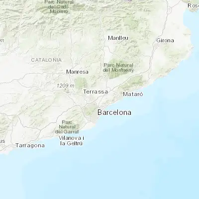 Map showing location of La Llagosta (41.514350, 2.192970)