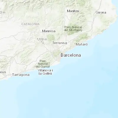 Map showing location of la Marina de Port (41.360000, 2.139860)