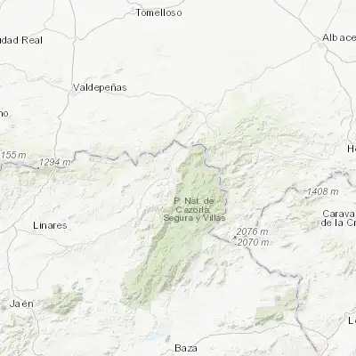 Map showing location of La Puerta de Segura (38.352930, -2.739560)