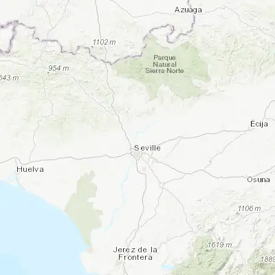 Map showing location of La Rinconada (37.486130, -5.980910)