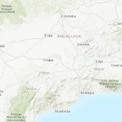 Map showing location of La Roda de Andalucía (37.203810, -4.778020)