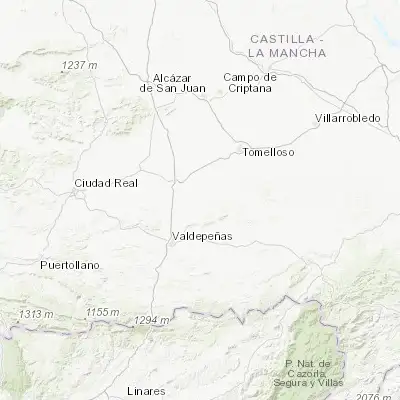 Map showing location of La Solana (38.944220, -3.238100)