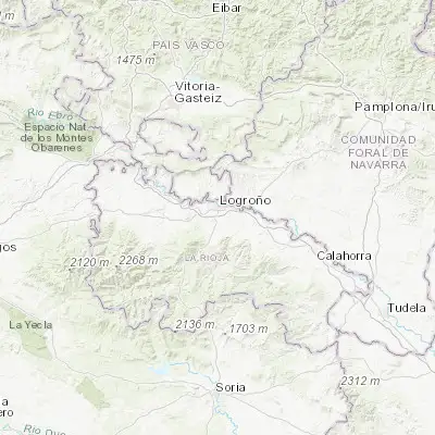 Map showing location of Lardero (42.426860, -2.461530)