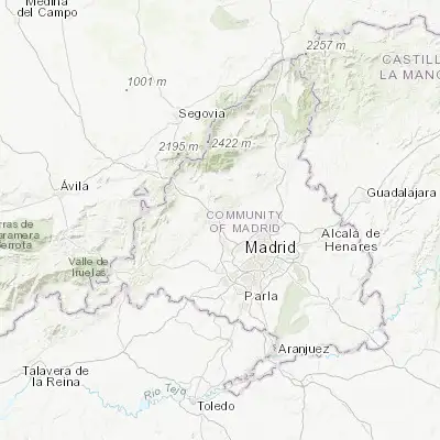 Map showing location of Las Matas (40.557790, -3.891730)