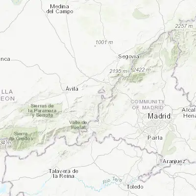 Map showing location of Las Navas del Marqués (40.602440, -4.334490)