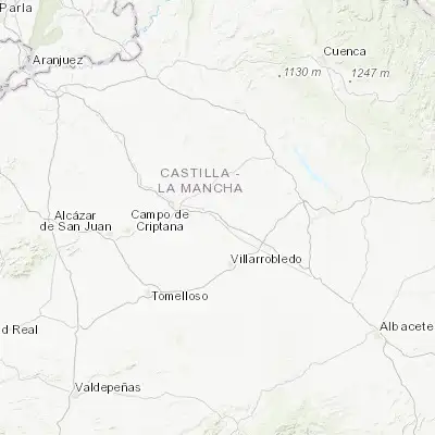 Map showing location of Las Pedroñeras (39.449970, -2.673940)