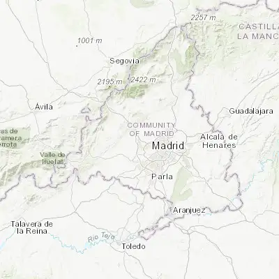 Map showing location of Las Rozas de Madrid (40.492920, -3.873710)