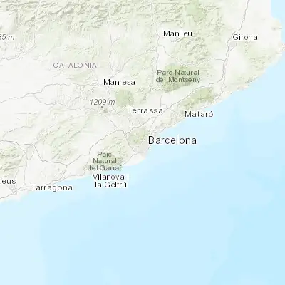 Map showing location of Las Tres Torres (41.399890, 2.129310)