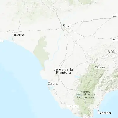 Map showing location of Lebrija (36.920770, -6.075290)